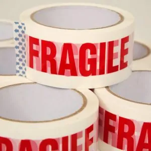 Fragile packing tape